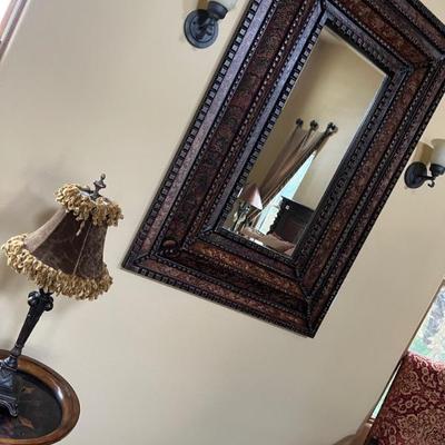 Gorgeous large wood mirror-guest