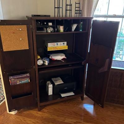 Vintage Closet Desk, opened