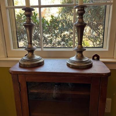 Candlesticks and End Table