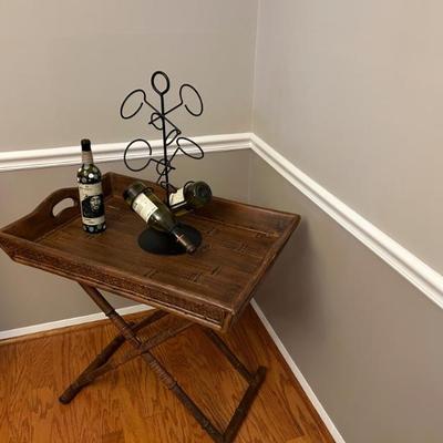 Wine Display Table and Rack