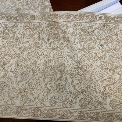 Pier 1 Place Setting and Napkins (12 but some need deep cleaning)