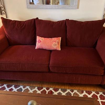Very Comfortable Deep Cushion Corduroy Couch