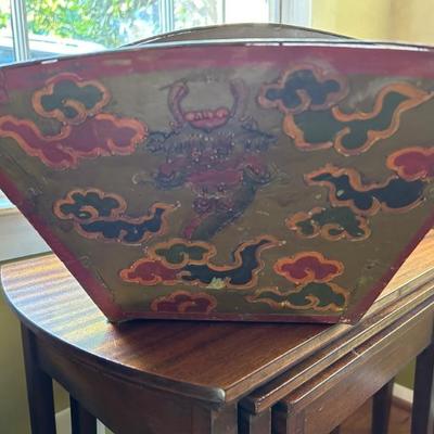 Decorative Asian Square Bowl