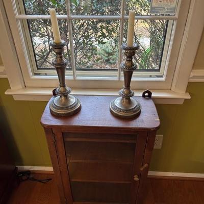 Candlesticks and End Table