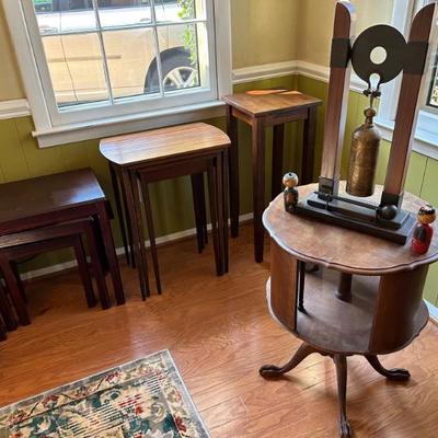 Nesting Table Sets, Circular End Table