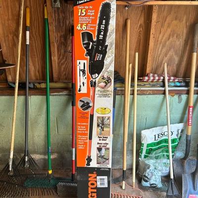 Gardening Tools and Remington Pole Saw (3 parts)