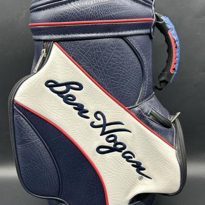 Ben Hogan Leather Embroidered Mini Golf Bag