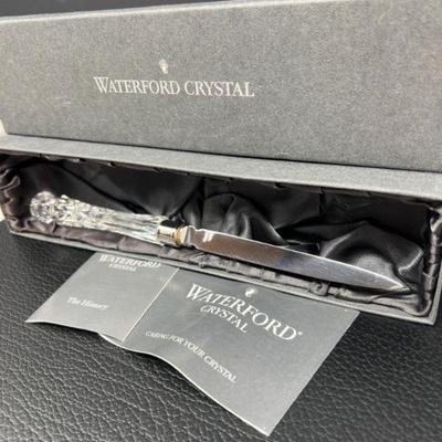 Waterford Crystal Handled Letter Opener in Box