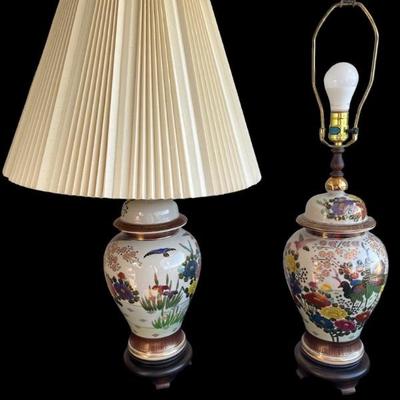 Gorgeous Asian Theme Matching Lamps