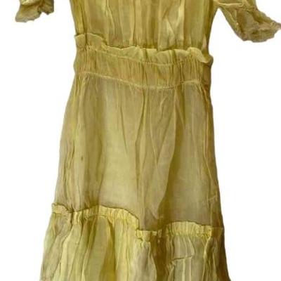 Vintage Yellow Dress