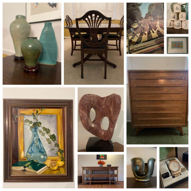 Ben Hersh Cherry Hill Sale MCM, Original Art, Stone Sculptures & More