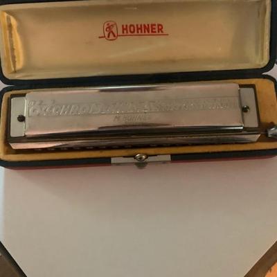 German harmonica, and also a flute