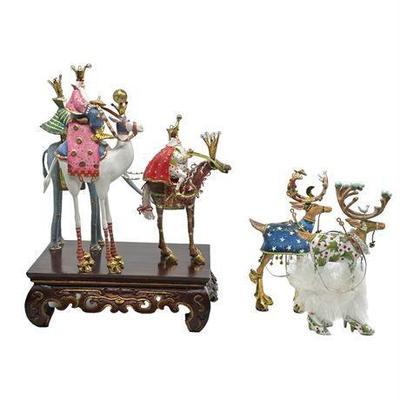 Lot 141   0 Bid(s)
Patience Brewster 3 Three Piece Nativity with Two Additional Figurines