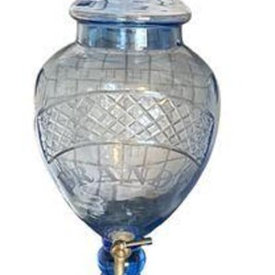 Lot 084   1 Bid(s)
Vintage Large Monumental Cut Crystal Glass Brandy Dispenser
