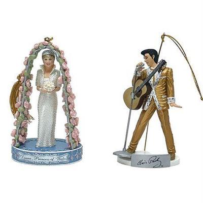 Lot 043   0 Bid(s)
Elvis and Princess Diana of Wales Holiday Ornaments