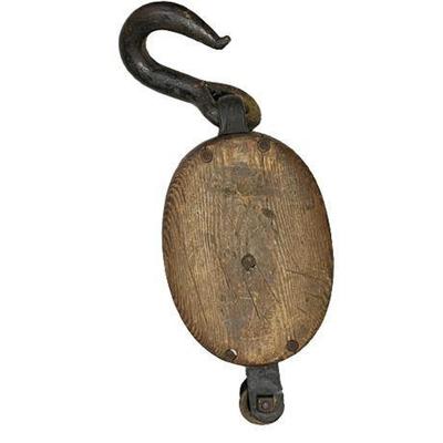 Lot 107  
Antique Hook and Pulley 16
