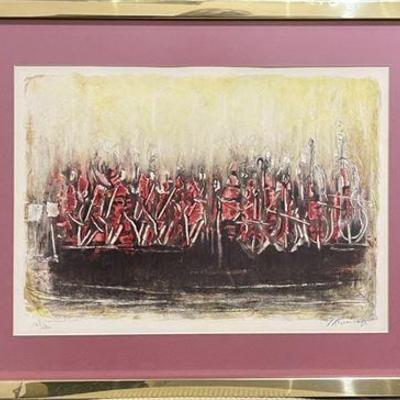 Lot 049   
Abstract Watercolor Lithograph, Pencil Signed and Numbered