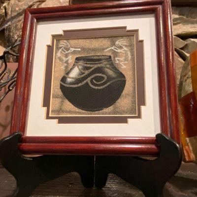 Navajo Sandpainting by Hexter, "Pottery" 