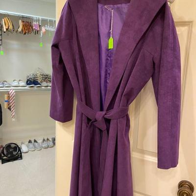 Purple Suede Ladies Jacket