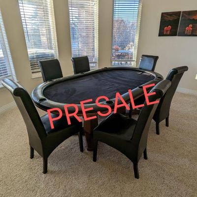 8 Player Poker Table