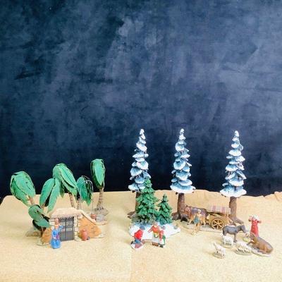 JETH306 Department 56 Little Town Of Bethlehem	There are many small pieces to this scene. The Merchant Cart, The Town Gate, The Good...
