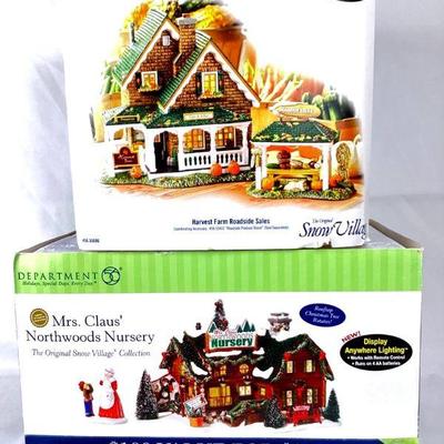 JOSW942 Department 56 Holiday Houses Snow Village Collection	Mrs. Claus' Northwoods Nursery, The original Snow Village Collection display...