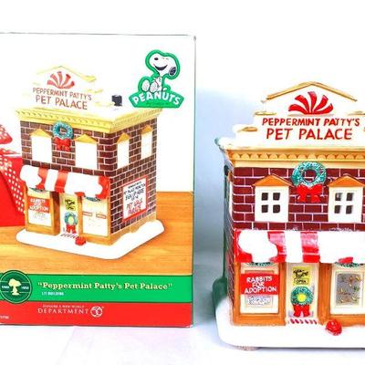 JOSW949 *** ULTRA RARE *** Department 56 Peanuts, Peppermint Patty's Pet Palace	Peanuts by SchulzÂ collection, #4021736, 2010 lit...