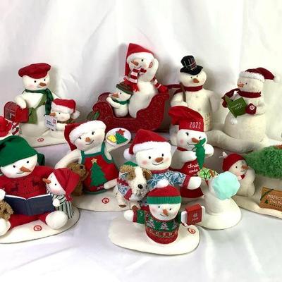 JOSW232 Large Collection Of Hallmark Jingle Pals	Hallmark animated snowmen. Adorable moving, singing, dancing and jingling characters....