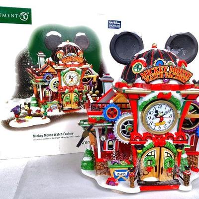 JOSW945 Department 56 Mickey Mouse Watch Factory	North Pole series, Walt Disney Showcase Collection #56.56951. Untested
