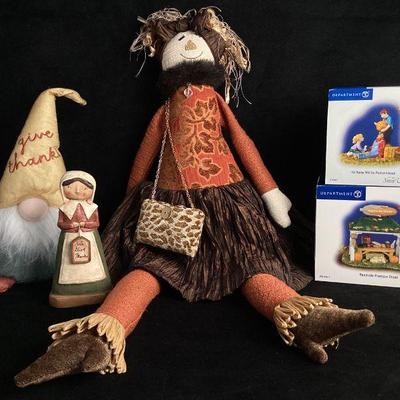 JOSW954 Fall Decor By Dept 56 Woof & Poof & More	The original Snow Village Collection by Department 56 His Name will be Pumpkinhead...