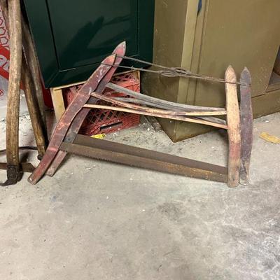 antique bow saws