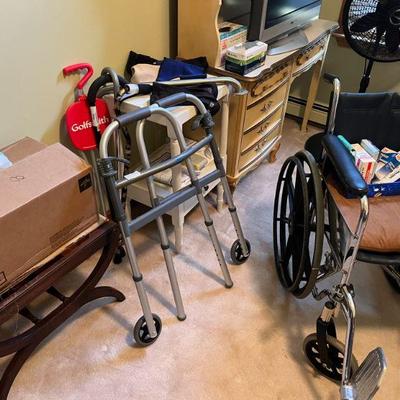 wheelchair, health related items