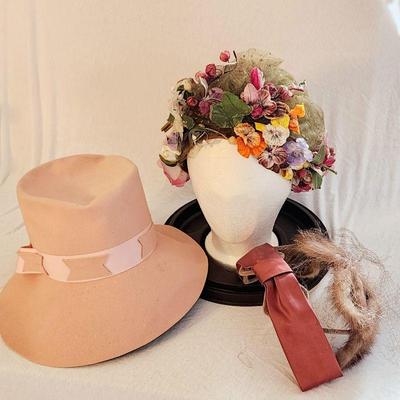 Vintage hats - Christian Dior chapeaux
