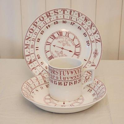 Adams Alphabet child's plate, bowl, cup