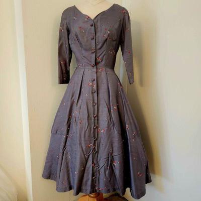 Beautiful silk swing dress.