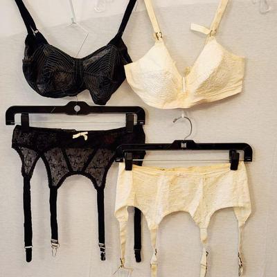 Bullet bras and garters