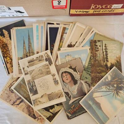 Sample of vintage postcards