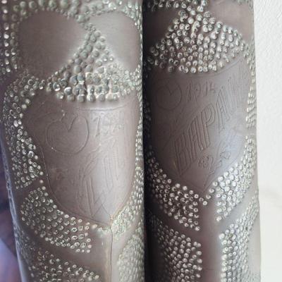 WWI era trench art shell vases