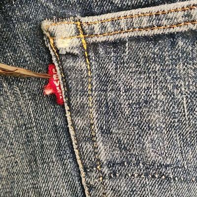 1960s/70s Big "E" Levi's button fly jeans.