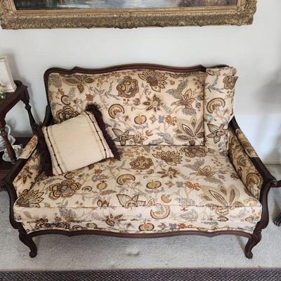 Antique loveseat