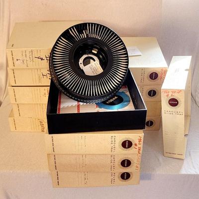 1960s-1970s travel slides in Kodak 80-slide carousels