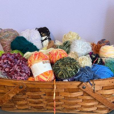Wide selection of yarn