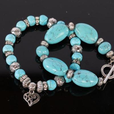Sterling & Turquoise bracelets