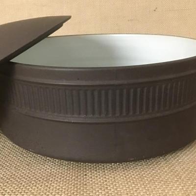 DANSK FLUTED FLAME STONE CASSEROLE