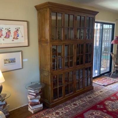 Three section  bookcase. C. 1940