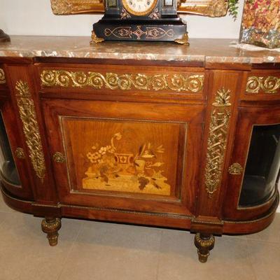 Vintage French LXVI style Antique Mahogany Buffet