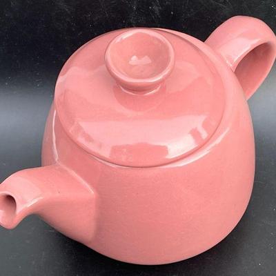 Pink Teapot by Frankoma