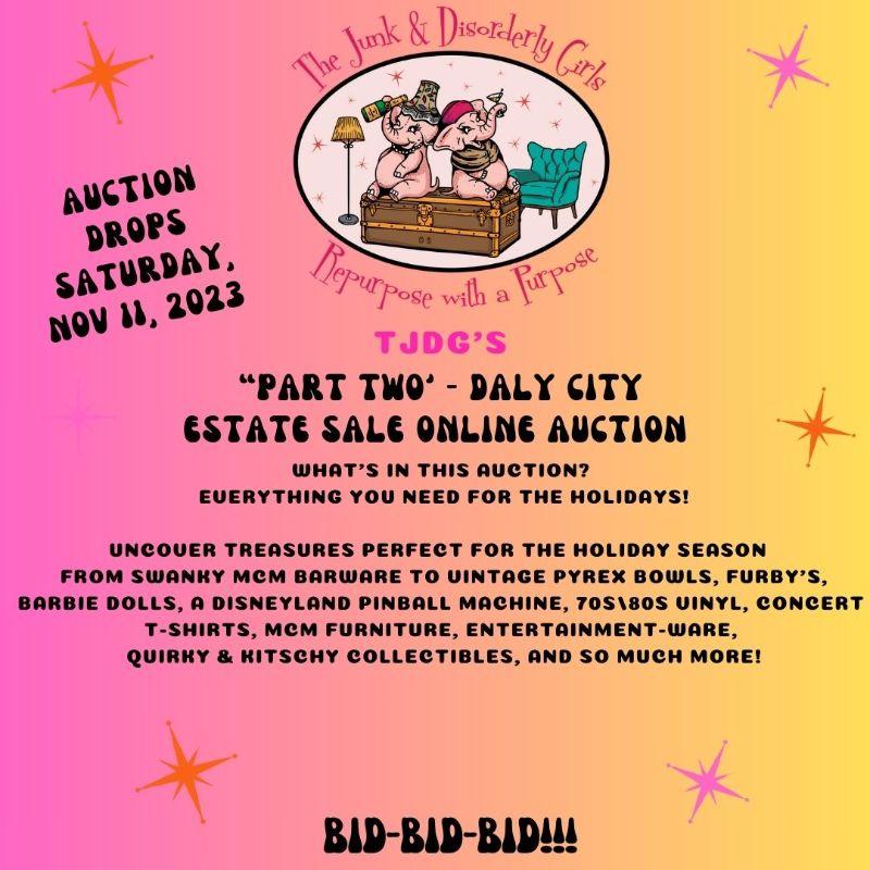 TJDG Estate Sale Online Auction Part 2 (Daly City)