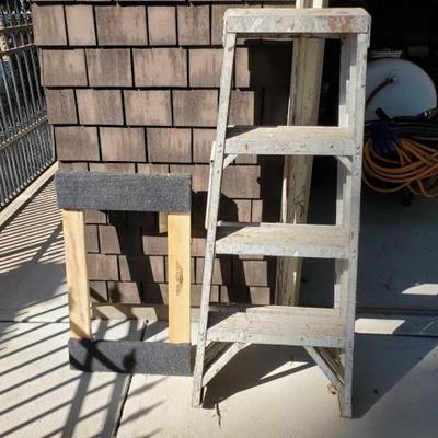 #4929 â€¢ 4ft Ladder and Furniture Dolly
