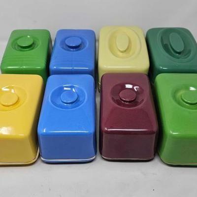 #1126 â€¢ 8 Butter Dishes
